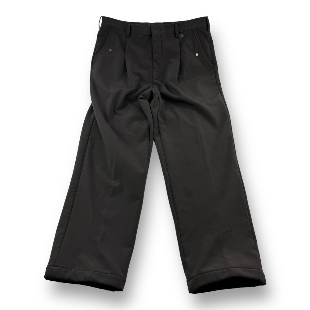 Pascucci Gray Pleated Insulated Snap Pocket Golf Pants Mens Size 32X28